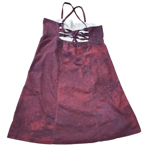 Handmade Hemp Organic Cotton Dress Knee LengthEmbroidered Boho Lagenlook Woodsy - Picture 7 of 16